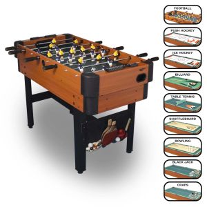 Campus-XT Multigame table,  9 in 1 | Carromco