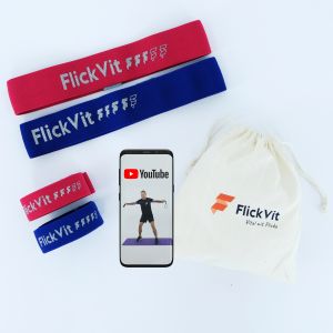 Advanced Resistance Bands Set (3&4), Mini Band, Long Band | FlickVit®