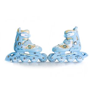Kids SkateGears protective set, blue, size M/32-35 | ChronoSports