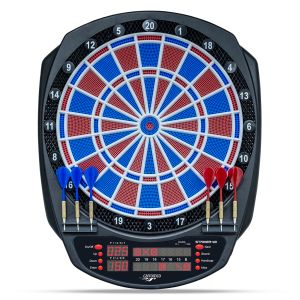 Striker-401 electronic Dartboard, 2-hole with adapter | Carromco