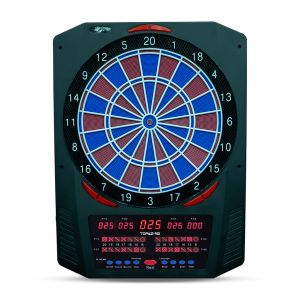 Topaz-901 elektronische Dartscheibe, 2-Loch mit Adapter | Carromco