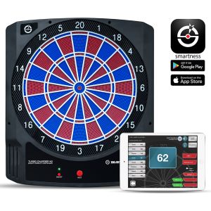 Turbo Charger 4.0 electronic Dartboard, App-supported, 2-hole | Carromco