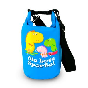 Waterproof Roll Top Dry Bag, 5l, Blue, with Adjustable Shoulder Strap | ChronoSports