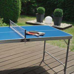 Foldable Ping Pong Table Fabula-XT with Tennis Game Set | Carromco