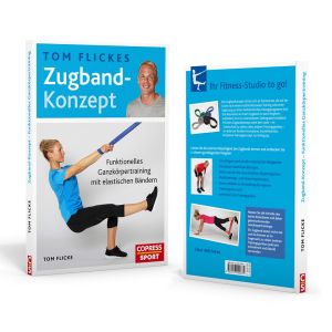 FlickVit® Advanced-Set with hand-signed textbook for Resistance Band Training 