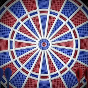 Toledo-301 electronic Dartboard, 2-hole with Adapter | Carromco