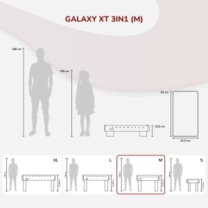 Galaxy-XT Multifunktionstisch, 3 in 1 | Carromco