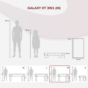 Galaxy-XT Multifunktionstisch, 3 in 1 | Carromco
