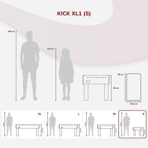 Tisch und Standkicker Kick-XL | Carromco