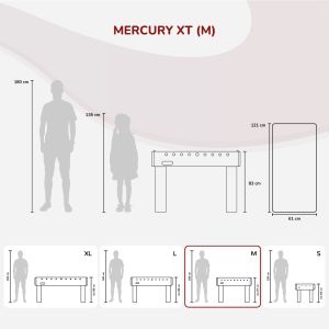 Football table Mercury-XT | Carromco
