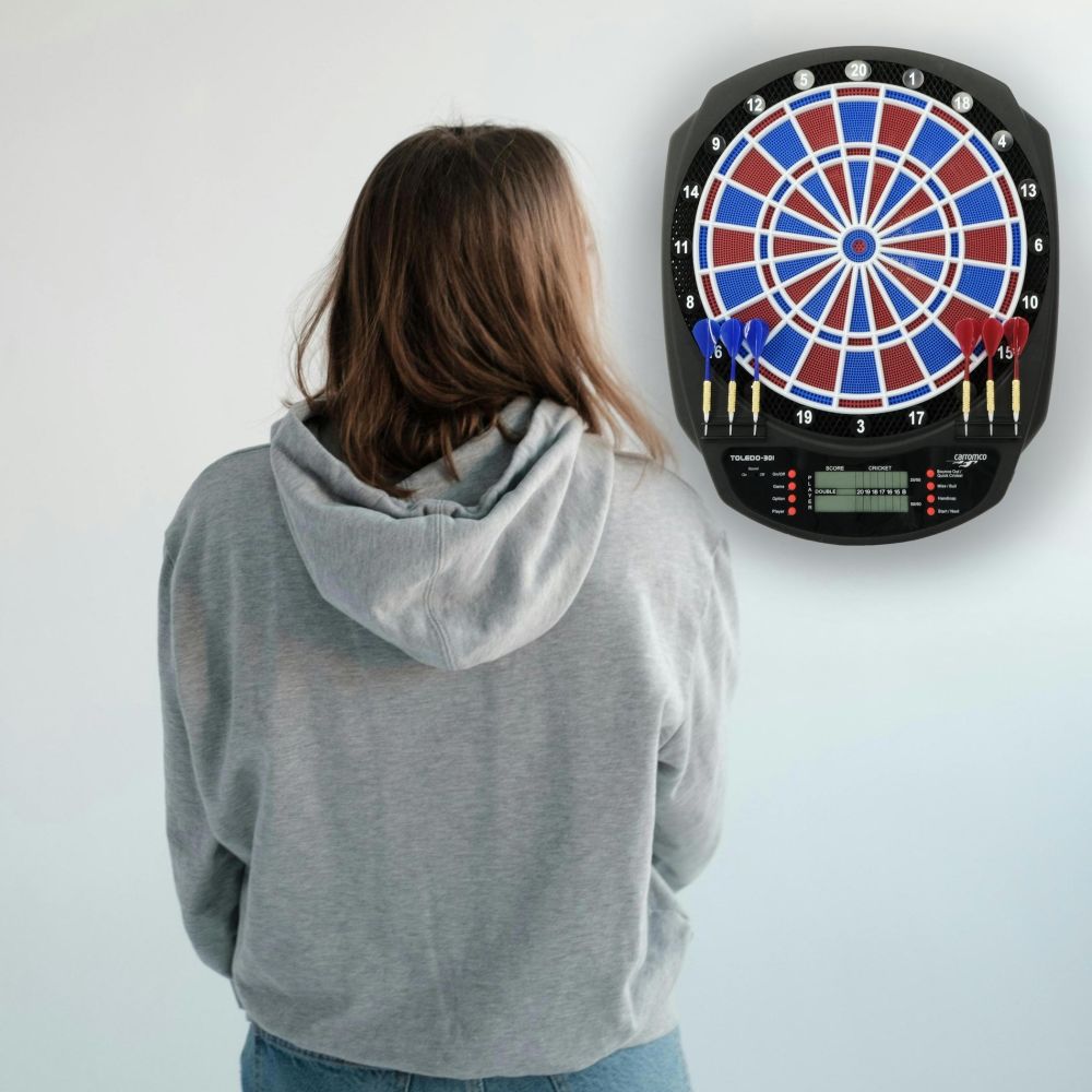 Toledo-301 electronic Dartboard, 2-hole | Carromco ➜ sportaddicts