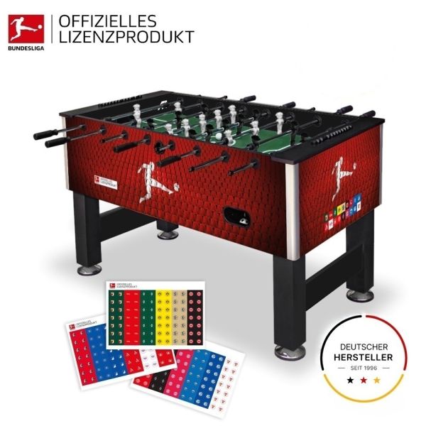 Offizielles Lizenzprodukt: Kickertisch Bundesliga Stadium Pro, Profi Kickertisch im Bundesliga-Design für Erwachsene, Profi Tischfußball Turniergröße für Fußballfans | FASports