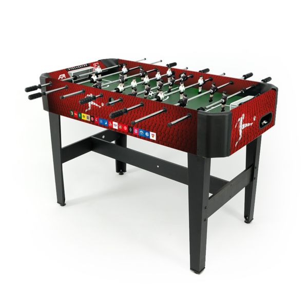 Offizielles Lizenzprodukt: Kickertisch Bundesliga Arena, Tischkicker im Bundesliga-Design für Kinder ab 8, inkl. Sticker-Set mit Clublogos der Bundesliga | FASports