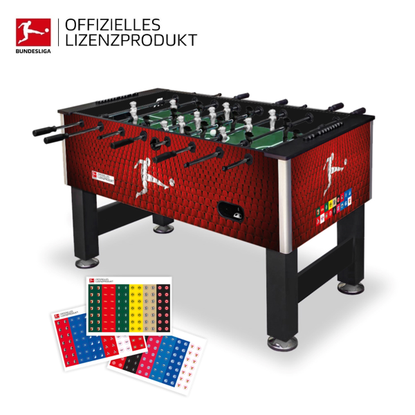 Offizielles Lizenzprodukt: Kickertisch Bundesliga Stadium Pro, Profi Kickertisch im Bundesliga-Design für Erwachsene, Profi Tischfußball Turniergröße für Fußballfans | FASports