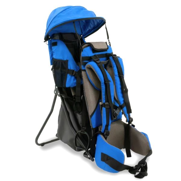 Kindertrage Lil´Boss Kids Rückentrage, Kinderkraxe Blau-Grau | FASports