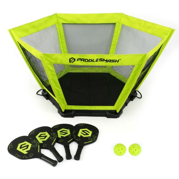 PaddleSmash, Outdoor-Ballspiel mit Schlägern, Gartenspiel Strandspiel Teamspiel | PaddleSmash