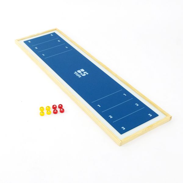 Shuffleboard aus Holz, Tischspiel, Spielauflage für den Tisch | BS Toys
