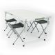 B-stock | Folding camping table with 4 chairs, 5-piece travel furniture set | Lifstil
