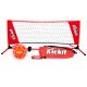 Kickit Inferno – Soccer Tennis Net (2m) with LED Lights, Football meets Tennis, LED Outdoor Football Ball Game Set for Park, Garden, Beach | Kickit