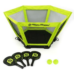 PaddleSmash, Outdoor-Ballspiel mit Schlägern, Gartenspiel Strandspiel Teamspiel | PaddleSmash
