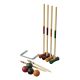 Wooden Croquet Game Set BASIC-XM, 4 players | Carromco