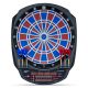 Striker-601 elektronische Dartscheibe, 2-Loch mit Adapter | Carromco