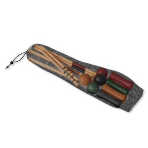 Wooden Croquet Game Set for 4 players, 100% pine wood | Carromco