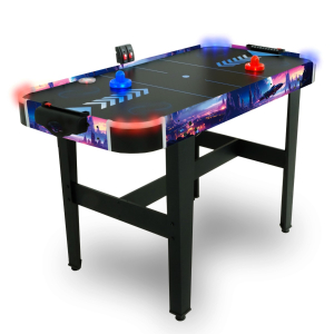 Airhockey-Tisch mit LED-Beleuchtung Skyline Arena inkl. LED-Airhockey-Pusher und Pucks | FASports