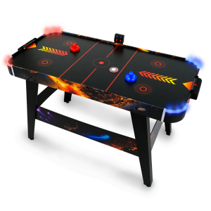 Airhockey-Tisch mit LED-Beleuchtung Solar Fury inkl. LED-Airhockey-Pusher und Pucks | FASports