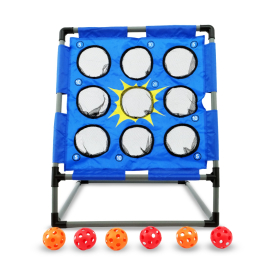 Wurfball-Spiel Set Bolimo inkl. 6 Wurfbälle, Wurfspiel  für Kinder und Erwachsene, 2 Spieler | FASports