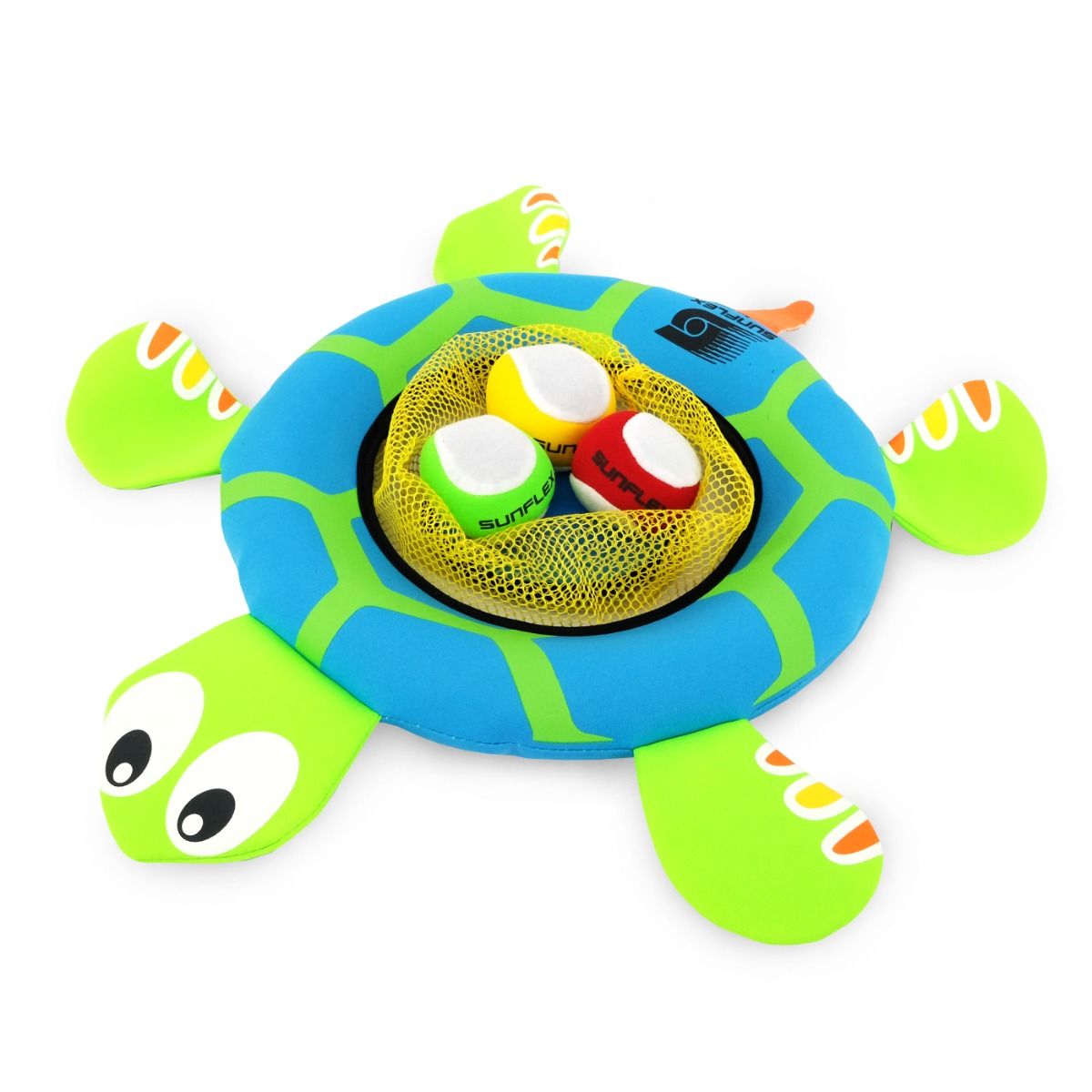 Wasser Wurfspiel Turtle Toss, Neopren Ballspiel Outdoor für Strand/See/Schwimmbad | sunflex