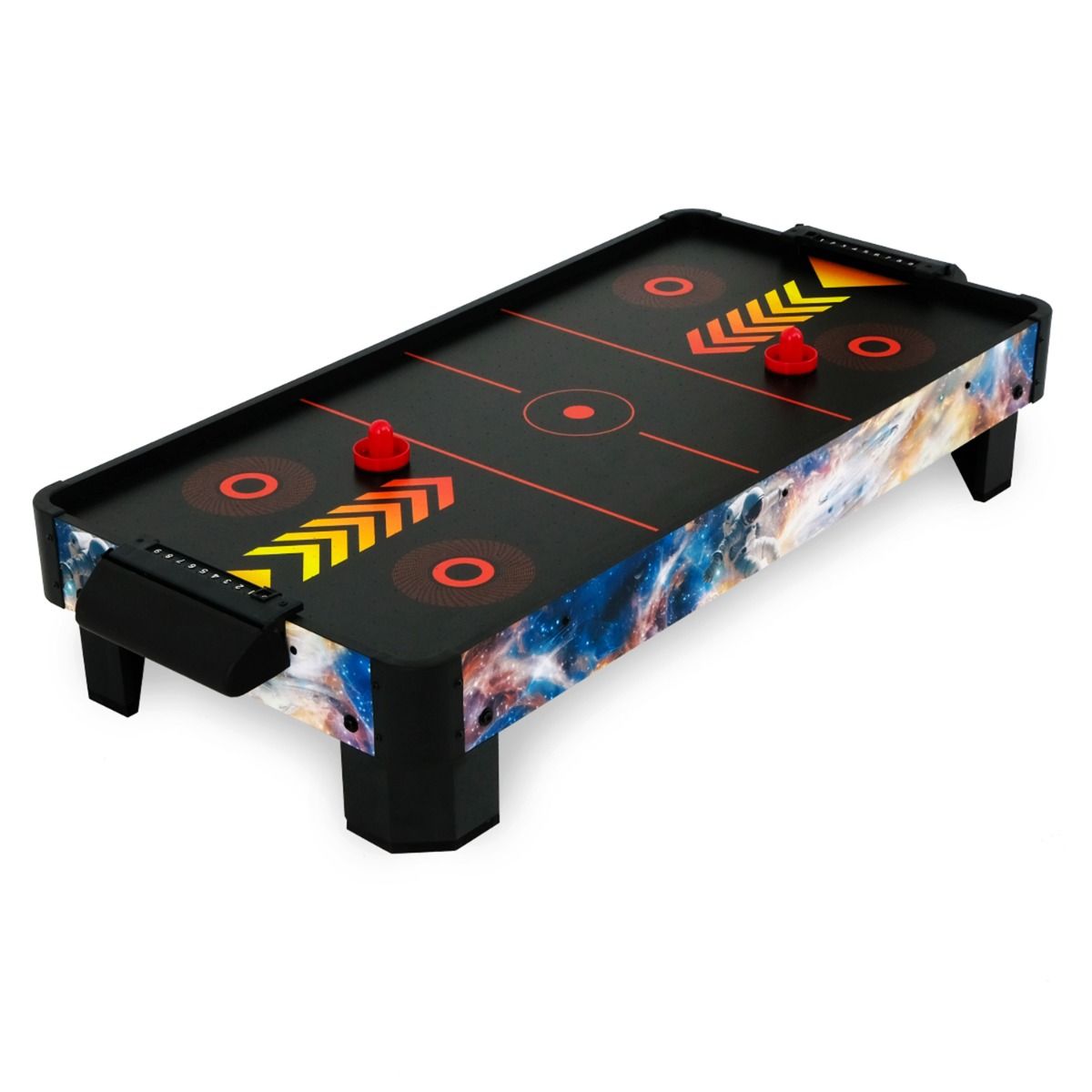 Airhockeytisch Zero-G Battle, Airhockey Table Top inkl. 4 Pusher, 4 Pucks | FASports