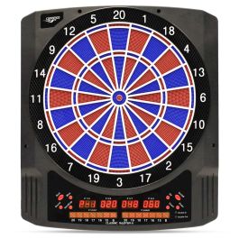 Electronic Dart Board, Soft Tip Dartboard Set 40 Games, 427 Variants Digital Electric Darts Boards with Kleurrijke LED, 6 Darts, 100 Tips, Power Adapter