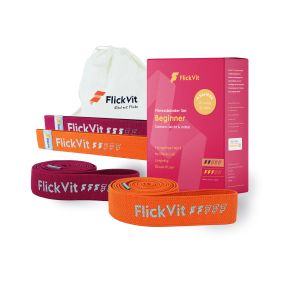 Beginner Resistance Bands Set (2&3), Mini Band, Long Band | FlickVit®