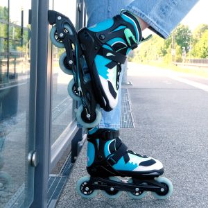 Inline Skates Karuso size 37-41 for kids/adults with LED wheels | FASports