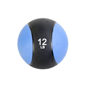 Medizinball 5.4 kg / 28.6cm, blue/black | FASports