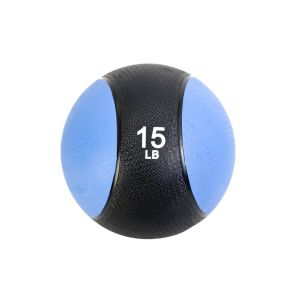 Medizinball 6.8kg / 28.6cm, blue/black | FASports