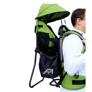 Kindertrage Lil´Boss Kids Rückentrage, Grün-Grau | FASports