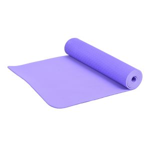 Yogamatte 0.6cm dick 2-seitig nutzbar TPE, violett/lila | FASports