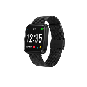 runR III Smartwatch, stainless steel strap, metal black | novasmart