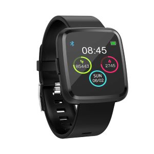 runR III Smartwatch, Silikon Armband, schwarz | novasmart