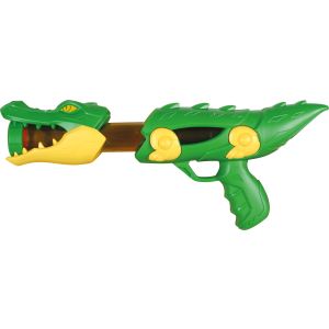 Crocodile Softball Gun, Popper Toy Gun with Foam Balls, including 6 Softballs | sunflex