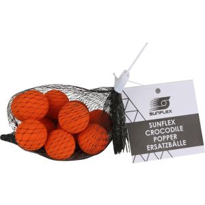 Popper replacement balls for the Crocodile Softball Gun, 12 foam balls | sunflex