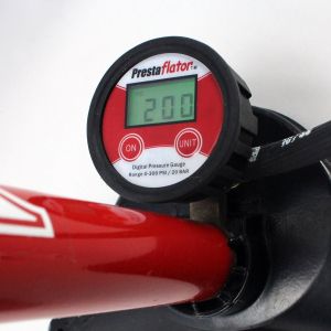 Digital Gauge Prestaflator for Air Compressors and Floor Pumps | Prestacycle
