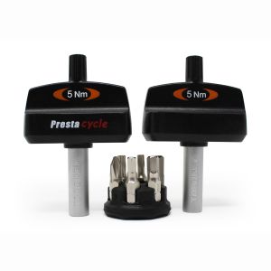 5Nm Torque Tool Mini TorqKeys  w/6 Bits und Holder | preset | T-handle | Prestacycle