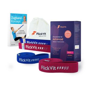 Advanced Resistance Bands Set with Autographed Exercising Book | FlickVit®