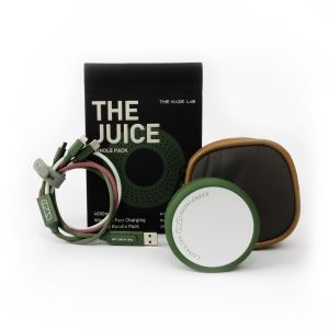 MagSafe Power Bank Grün für unterwegs, 4000 mAh, magnetisch, wireless | The Juice by KAZE