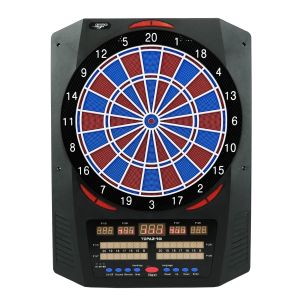 B-Ware | Topaz-901 elektronische Dartscheibe, 2-Loch mit Adapter | Carromco
