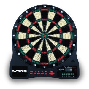 Raptor-301 elektronische Dartscheibe, 4-Loch | Carromco