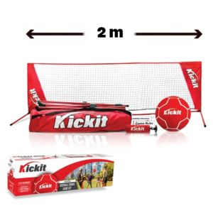 Kickit – Fußball meets Tennis, Outdoor-Ballspiel, Fußballspiel Set für den Park, Garten, Strand | Kickit